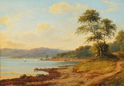 Danca: Sydlandsk kystparti Güney sahil manzarası by Anton Eduard Kieldrup