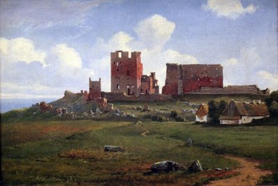 Hammershus Harabeleri by Anton Eduard Kieldrup