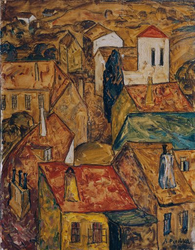şehir manzarası by Anton Emanuel Peschka