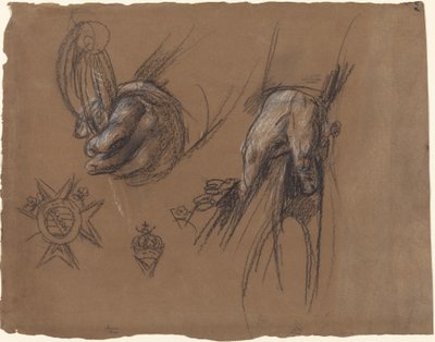 Kılıç ve Tricorn Tutan Eller by Anton Graff