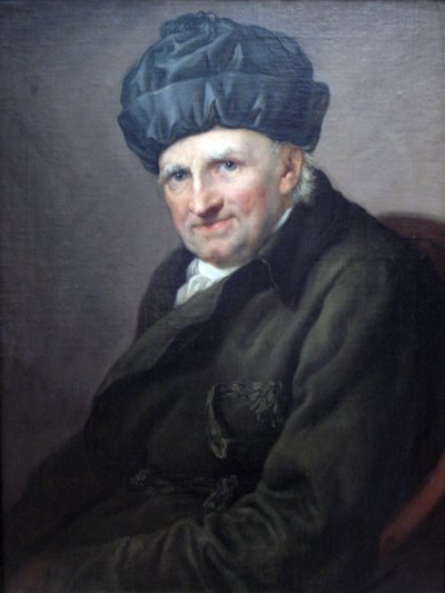 Müdür Johann Joachim Spalding Ev Ceketi İçinde by Anton Graff