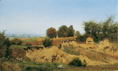 Mannersdorf am Leithagebirge'de çalışıyor by Anton Hlavacek