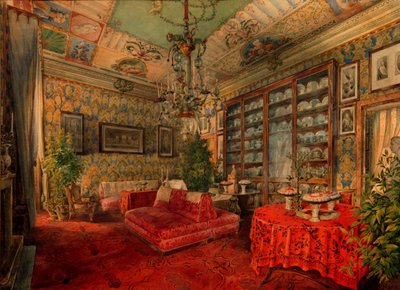 İç, 19. yüzyılın ortaları. by Anton Ivanovich Ivanov