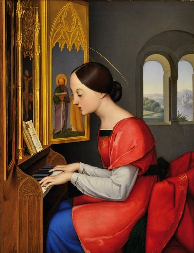 St Cecilia by Anton Josef Dräger