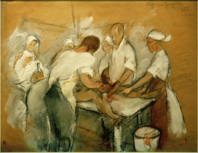 Saha operasyonu taslağı by Anton Kolig
