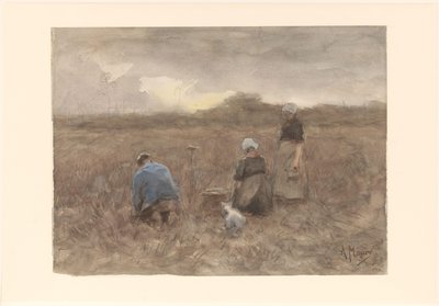 patates hasat makineleri by Anton Mauve