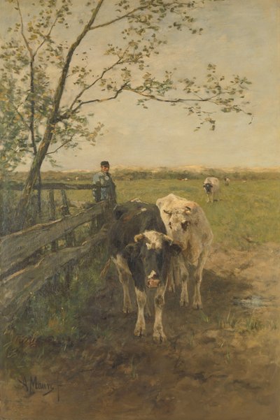 Süt viraj by Anton Mauve