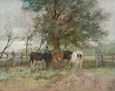 Sağım Zamanı, c1858-1888, 1906-7 by Anton Mauve