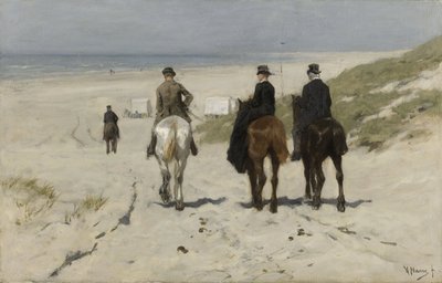 Sahil boyunca sabah gezintisi by Anton Mauve