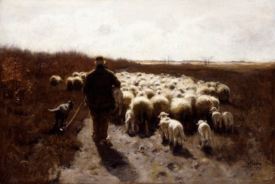 sürünün dönüşü, by Anton Mauve