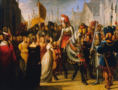 İmparator Maximilian I'in Gent'e girişi by Anton Petter