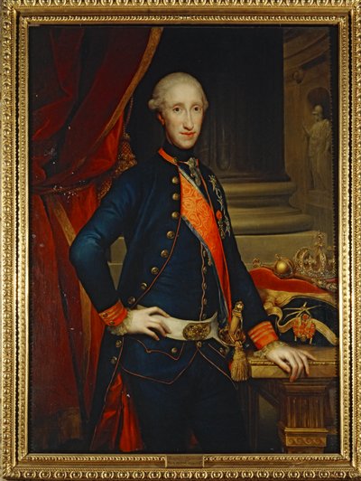 Ferdinand IV, Napoli Kralı (tuval üzerine resim) by Anton Raphael Mengs