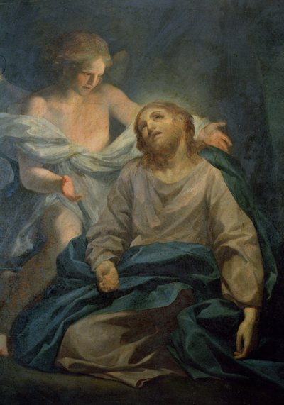 Meyve bahçesinde dua etmek by Anton Raphael Mengs
