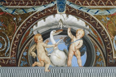 Pelikanlı Putti, Anton Raphael Mengs, detay, karışık medya by Anton Raphael Mengs