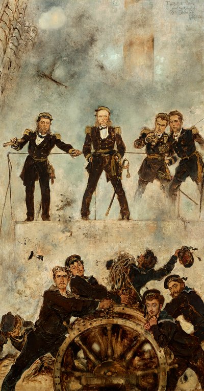 Lissa I deniz savaşında Tegetthoff by Anton Romako