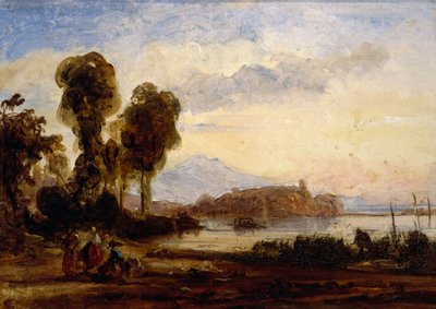 Phlegraean manzara by Anton Sminck Pitloo