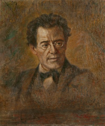 Gustav Mahler, besteci ve orkestra şefi by Anton Wagner-Henning