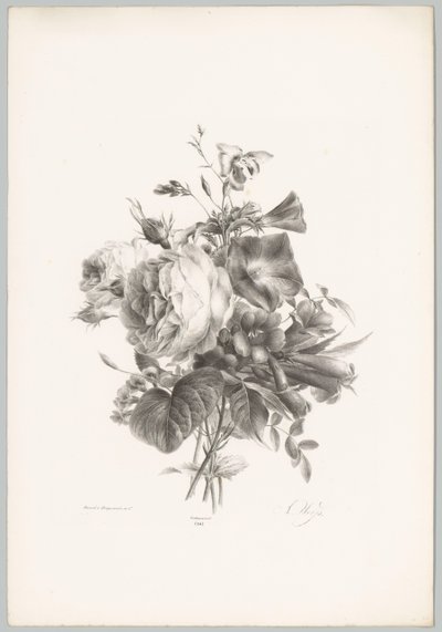 Güller ve kadeh şeklindeki çiçekler Çiçek ve Meyve Çalışmaları (...) 10. bölüm (dizi adı) by Anton Weiss