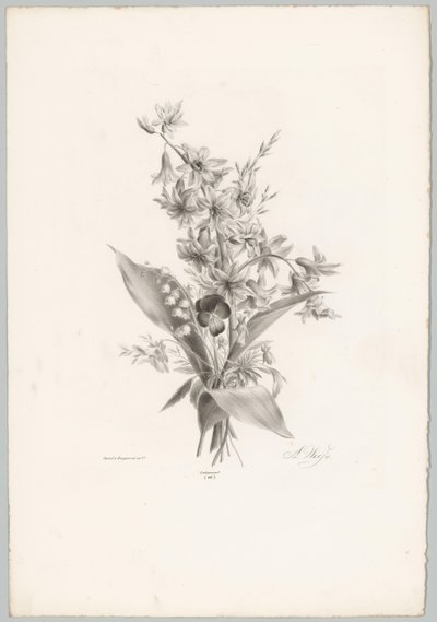 Hercai Menekşe ve sümbül ve çan şeklindeki çiçekler Çiçek ve Meyve Çalışmaları (...) 10. bölüm (dizi adı) by Anton Weiss