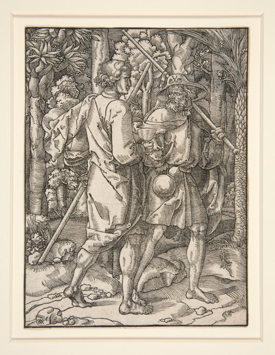 Aziz John the Evangelist ve Aziz James Binbaşı by Anton Woensam