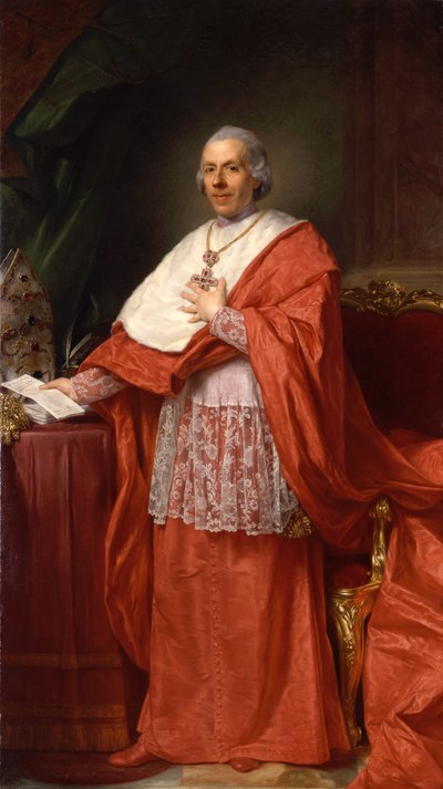 Kardinal Muzzio Gallo (1721? 1801), 1785 by Anton von Maron