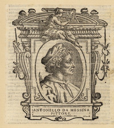 1430-1479 dolaylarında İtalyan Rönesansının Messina, Sicilya, İtalyan ressam Anthony of Messina, portresi by Antonello da (after) Messina