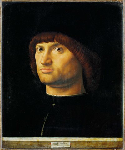 Bir erkek portresi, Il Condottiere by Antonello da Messina