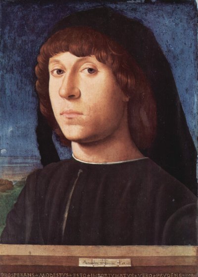 Genç Bir Adamın Portresi by Antonello da Messina