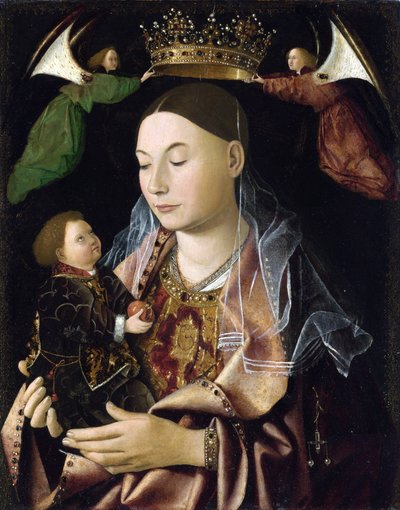Bakire ve Çocuk by Antonello da Messina