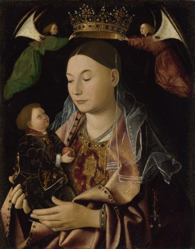 Bakire ve Çocuk, yaklaşık 1465 by Antonello da Messina