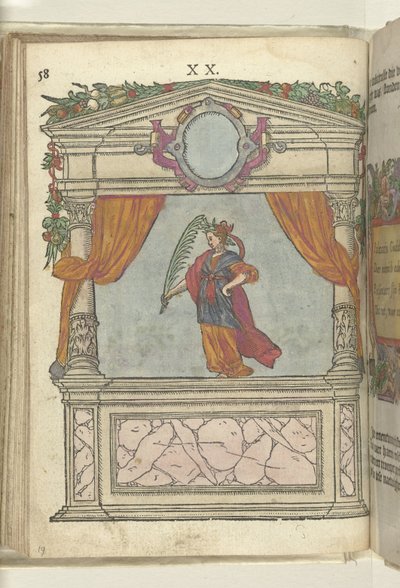 Zaferin Kişileştirilmesiyle Sahne (Palmaris), 1578 by Antoni van Leest