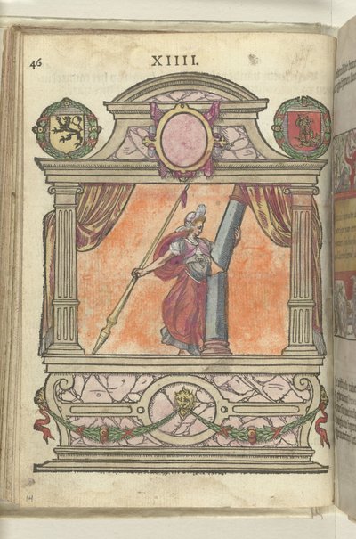 Gücün Kişileştirilmesi ile Sahne (Fortitudo), 1578 by Antoni van Leest