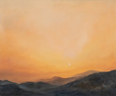 Afrika kumu, Endülüs, 2002 (tuval üzerine yağlı boya) by Antonia Myatt
