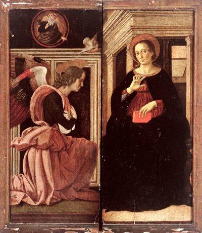 Duyuru (panelde tempera) by Antoniazzo Romano