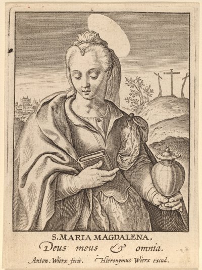 Sr. Maria Magdalena by Antonie Wierix