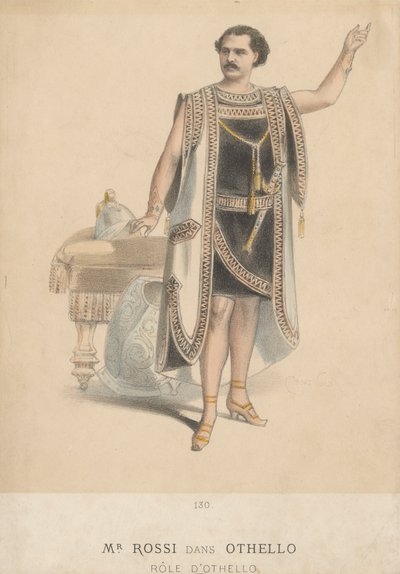 Bay Rossi Othello olarak by Antonin Marie Chatiniere