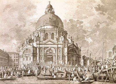 Our Lady of Health'in yıllık şöleninde Ducal şenlikleri, Doge ve Venedik Signoria'sı by Antonio (after) Canaletto