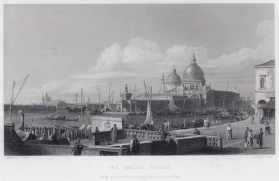 Doğana, Venedik (gravür) by Antonio (after) Canaletto