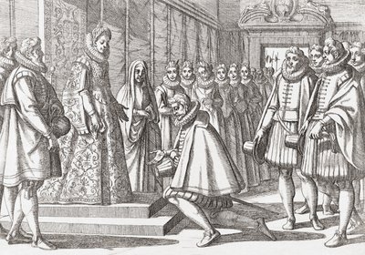 Philip III, İspanya Kralı Avusturya Margaret'inden Önce by Antonio (after) Tempesta