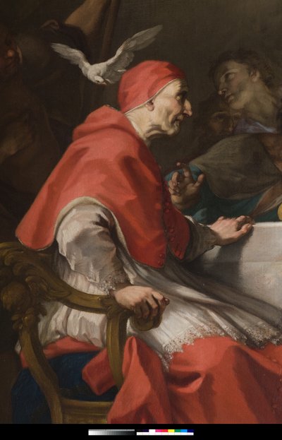 Aziz Gregory hacı İsa'yı karşılama (3498744 detayı) 1729-1731 (resim) by Antonio Balestra