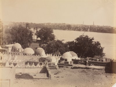 Asyut, Dağdan Görünüm by Antonio Beato