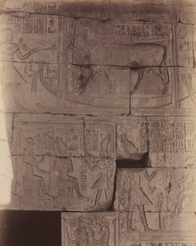 Deir el-Medineh, Kutsal Mavna by Antonio Beato