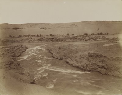 Nil Kataraktlarında Rapids, Mısır by Antonio Beato