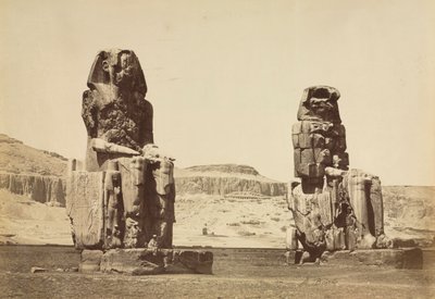 Memnon Heykeli, Thebes, c. 1860