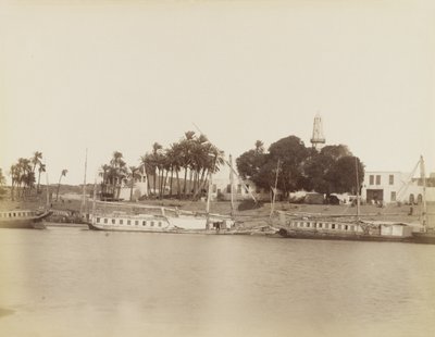 Afsouan, Mısır manzarası by Antonio Beato