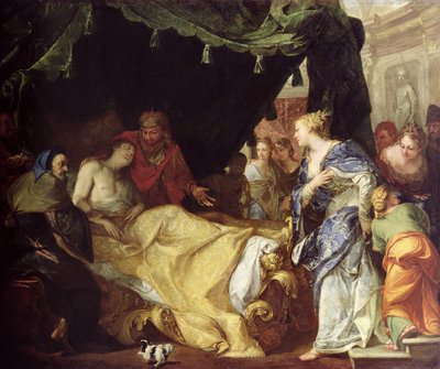 Antiochus (MÖ 324-261) ve Stratonike (Ölmekte olan Prens) 1691-1705 by Antonio Bellucci