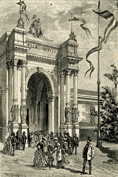 Güzel Sanatlar Pavyonu, Emilian Sergisi, Bosco'daki San Michele, Bologna, Emilia-Romagna, İtalya by Antonio Bonamore