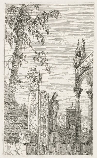 Görünümler: Heykel Parçaları by Antonio Canaletto