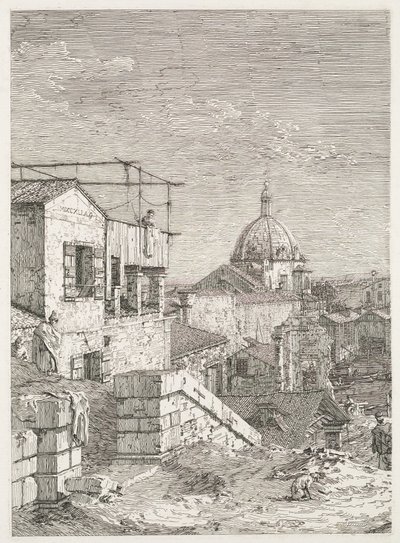 Görünümler: Kayıt sırasında Ev by Antonio Canaletto