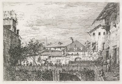 Manzara: Teras, 1735-1746. by Giovanni Antonio Canal